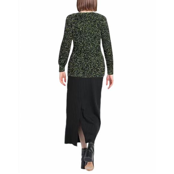 NEW B.YU speckle sweater in green - Picture 3 of 6